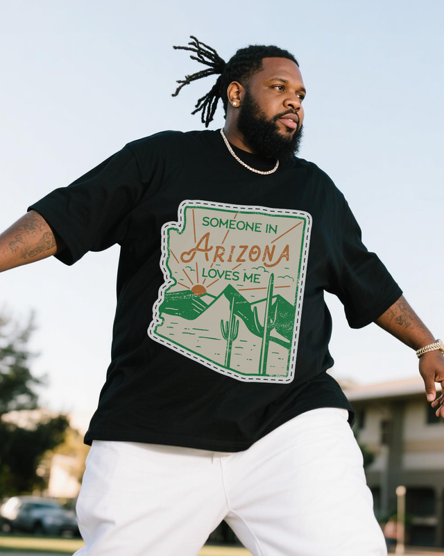 Men's Plus Size Short Sleeve T-Shirt