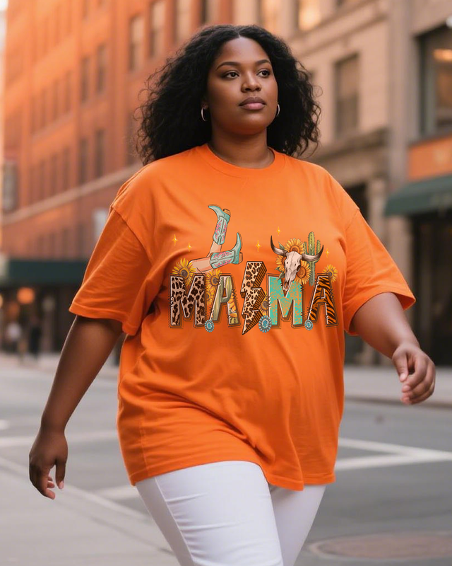 Mother's Day Women's Plus Size T-shirts