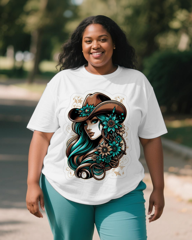 black girl Women's Plus Size T-shirts