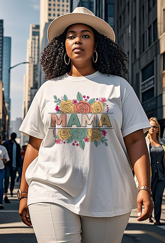 Mother's Day Women's Plus Size T-shirts