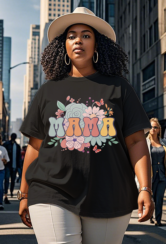 Mother's Day Women's Plus Size T-shirts
