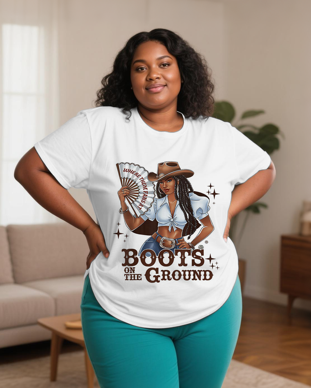 black girl Women's Plus Size T-shirts