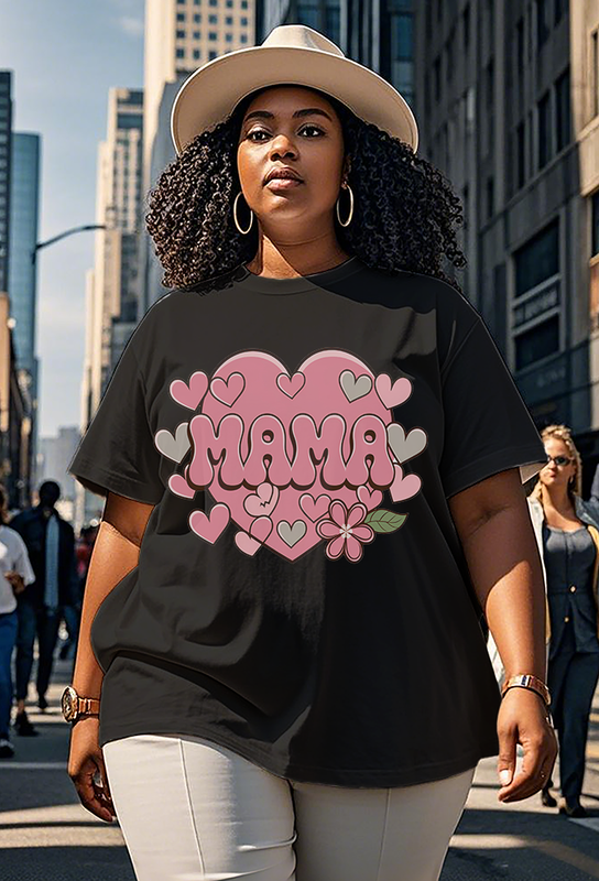 Mother's Day Women's Plus Size T-shirts