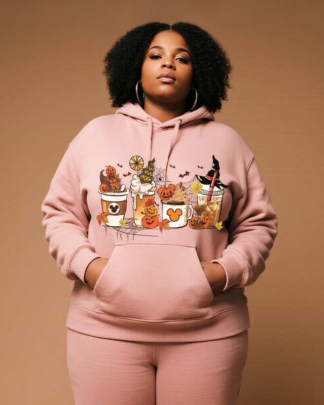 Women's Plus Size Long Sleeve Hoodie