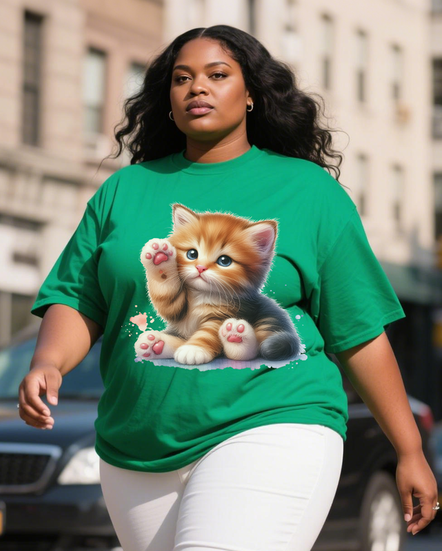 Adorable pets Women's Plus Size T-shirts