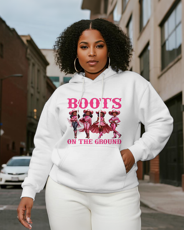 Women's Plus Size Long Sleeve Hoodie