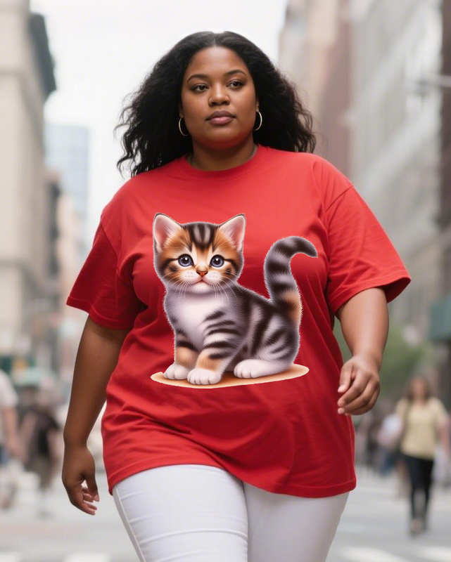 Adorable pets Women's Plus Size T-shirts