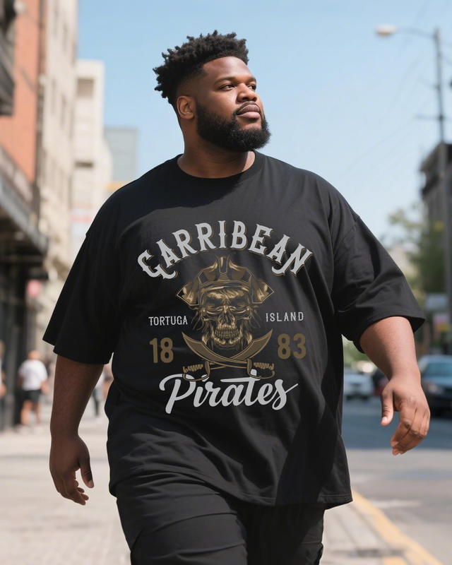 pirate Men's Plus Size Short Sleeve T-Shirt