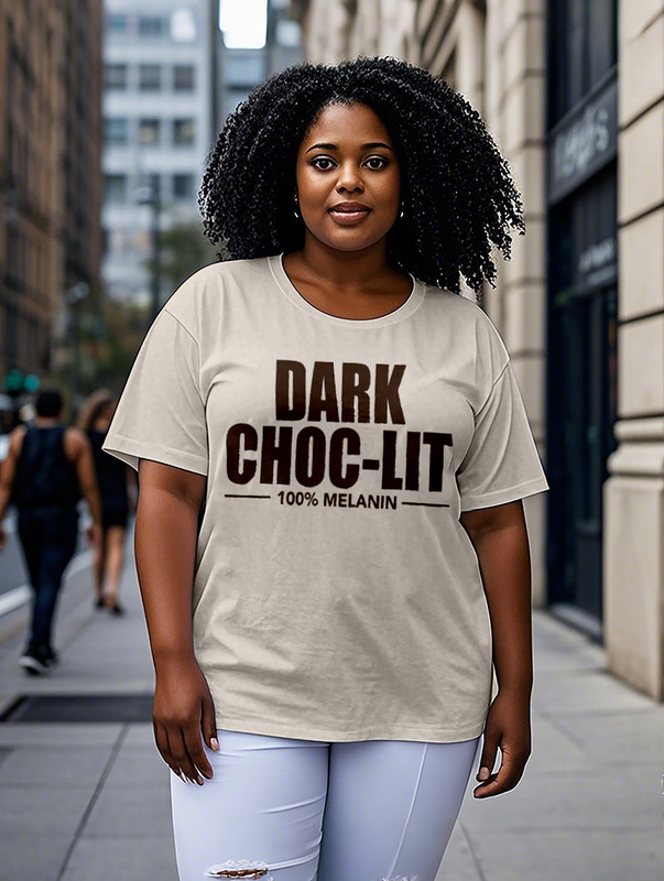 100% Melanin Women's Plus Size T-shirts