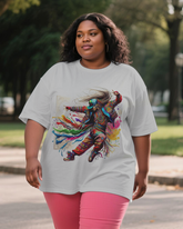 black girl Women's Plus Size T-shirts