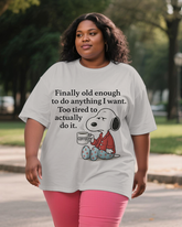 black girl Women's Plus Size T-shirts
