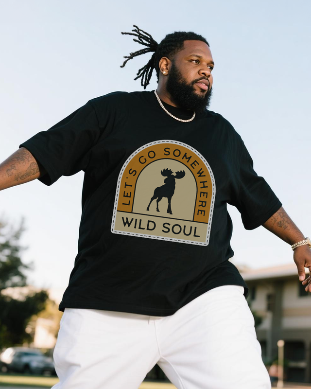 Men's Plus Size Short Sleeve T-Shirt