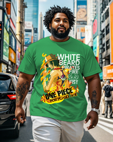 One Piece  Men's Plus Size Short Sleeve T-Shirt