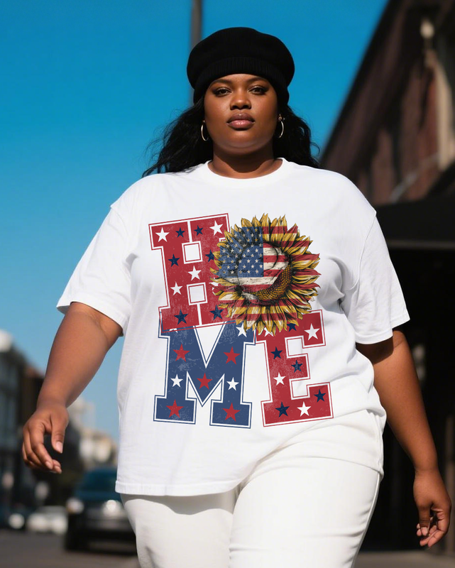 The Fourth of July Women's Plus Size T-shirts