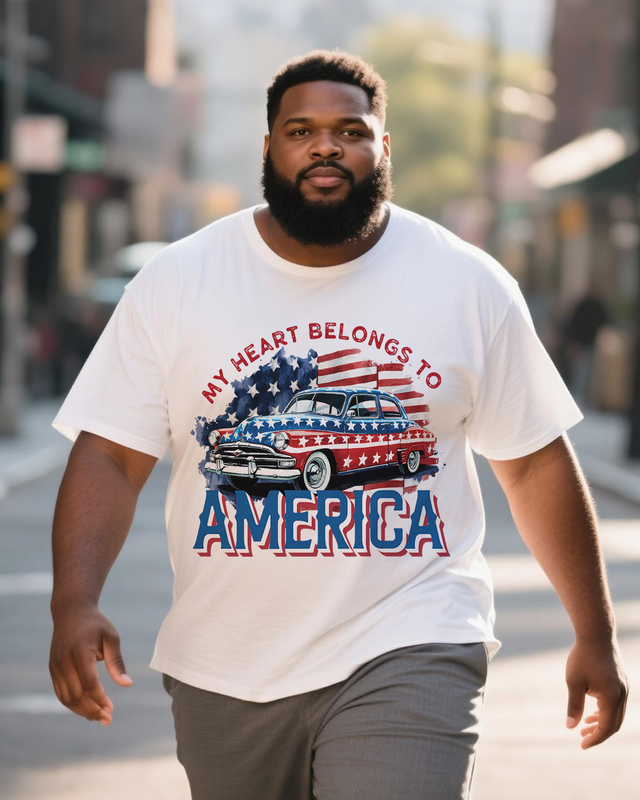 The Fourth of July Plus Size Short Sleeve T-Shirt