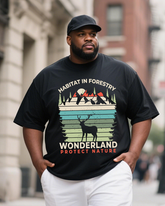 Men's Plus Size Short Sleeve T-Shirt