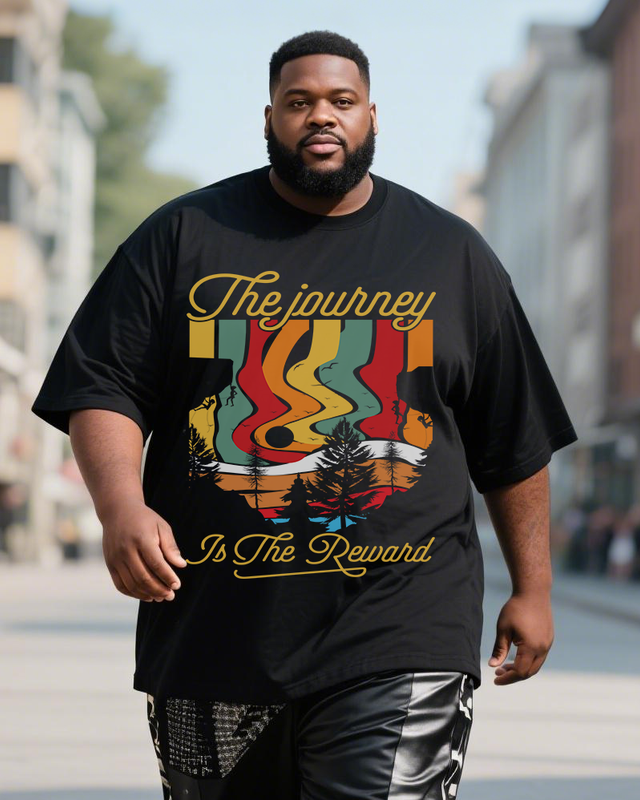 Men's Plus Size Short Sleeve T-Shirt