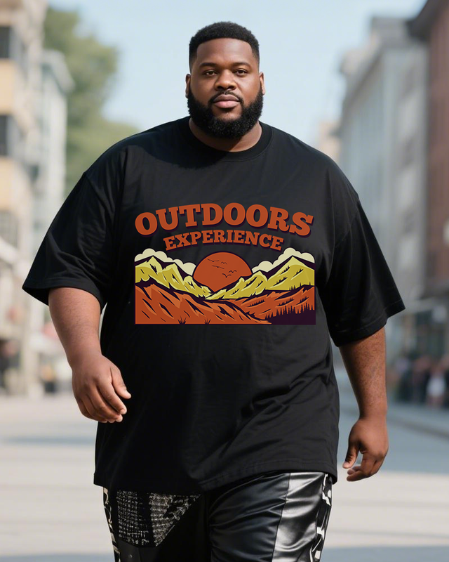 Men's Plus Size Short Sleeve T-Shirt