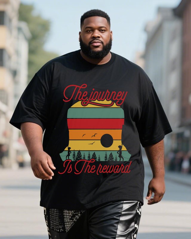 Men's Plus Size Short Sleeve T-Shirt