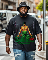 One Piece  Men's Plus Size Short Sleeve T-Shirt