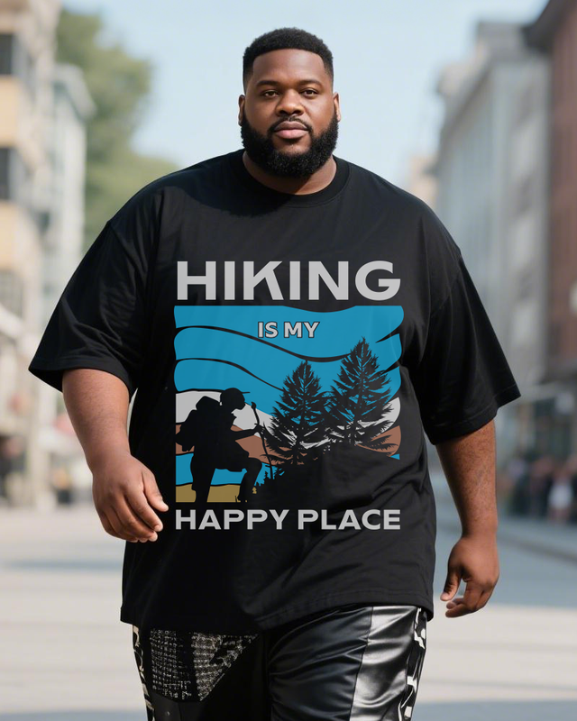 Men's Plus Size Short Sleeve T-Shirt