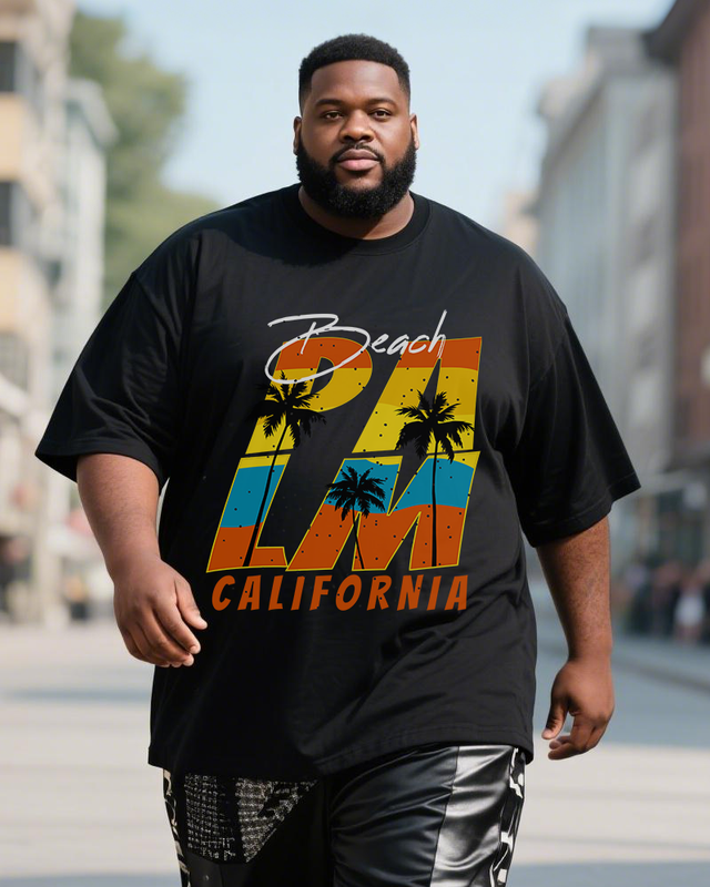 Men's Plus Size Short Sleeve T-Shirt