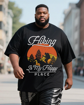 Men's Plus Size Short Sleeve T-Shirt