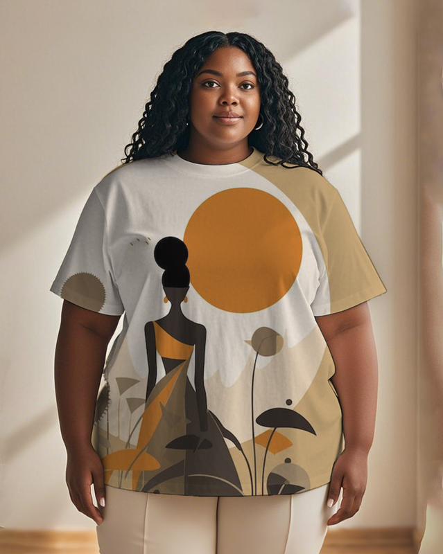 African elements Women's Plus Size T-shirts