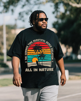 Men's Plus Size Short Sleeve T-Shirt