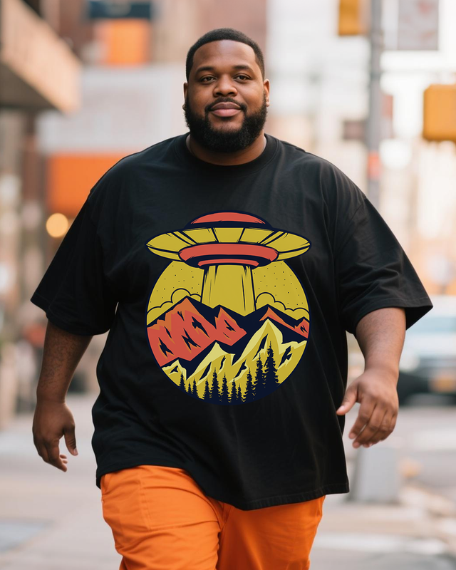 Men's Plus Size Short Sleeve T-Shirt