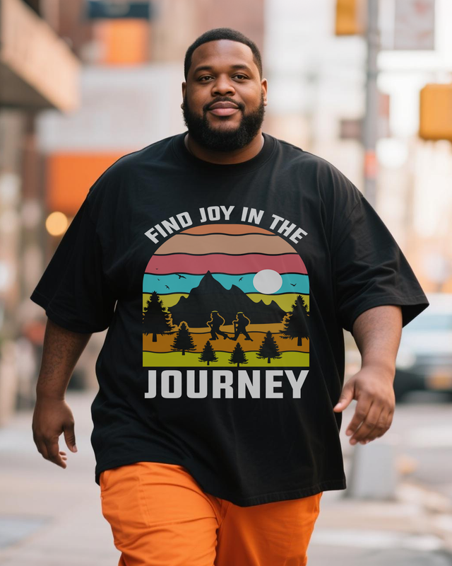 Men's Plus Size Short Sleeve T-Shirt