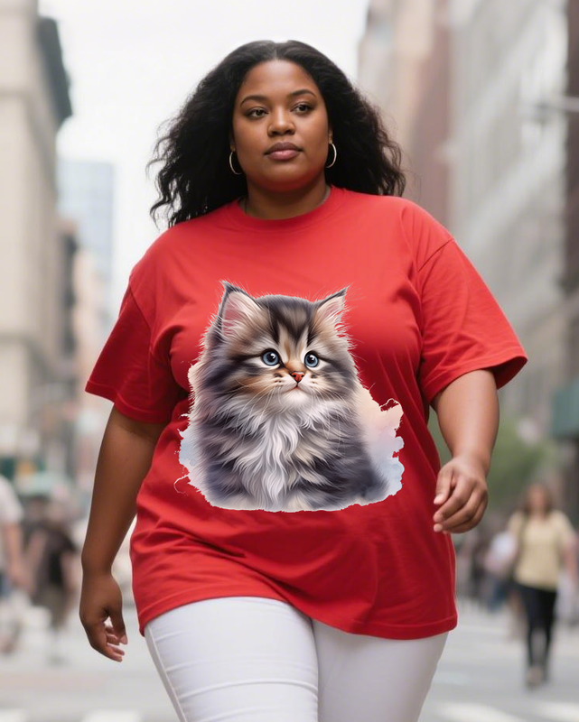 Adorable pets Women's Plus Size T-shirts