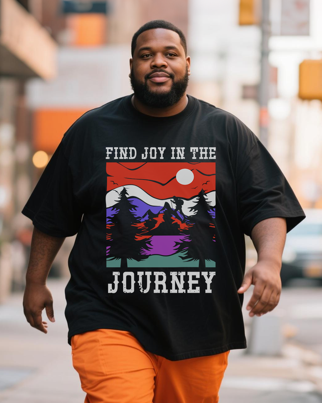 Men's Plus Size Short Sleeve T-Shirt