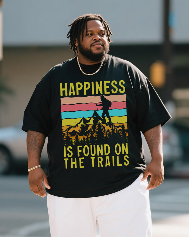 Men's Plus Size Short Sleeve T-Shirt