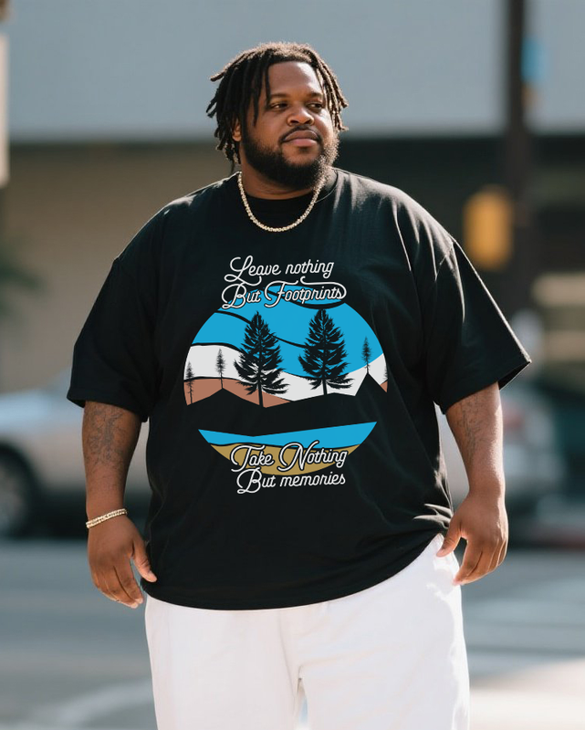 Men's Plus Size Short Sleeve T-Shirt