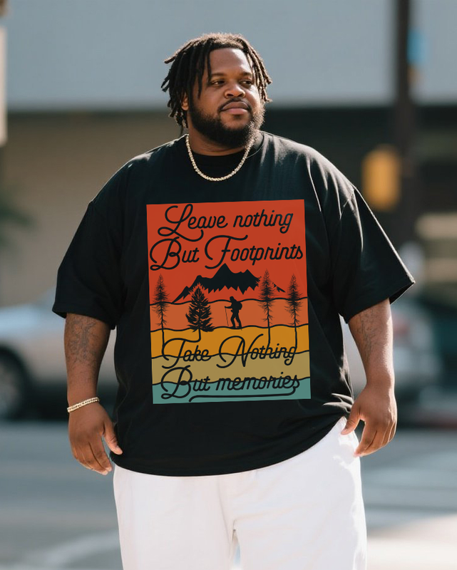 Men's Plus Size Short Sleeve T-Shirt