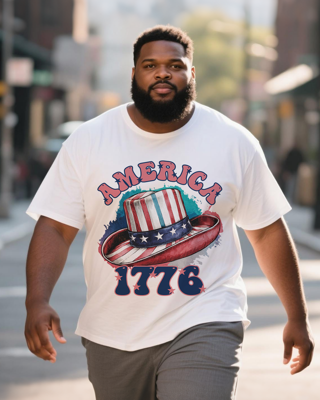 The Fourth of July Plus Size Short Sleeve T-Shirt