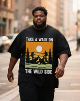 Men's Plus Size Short Sleeve T-Shirt