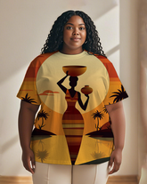 African elements Women's Plus Size T-shirts