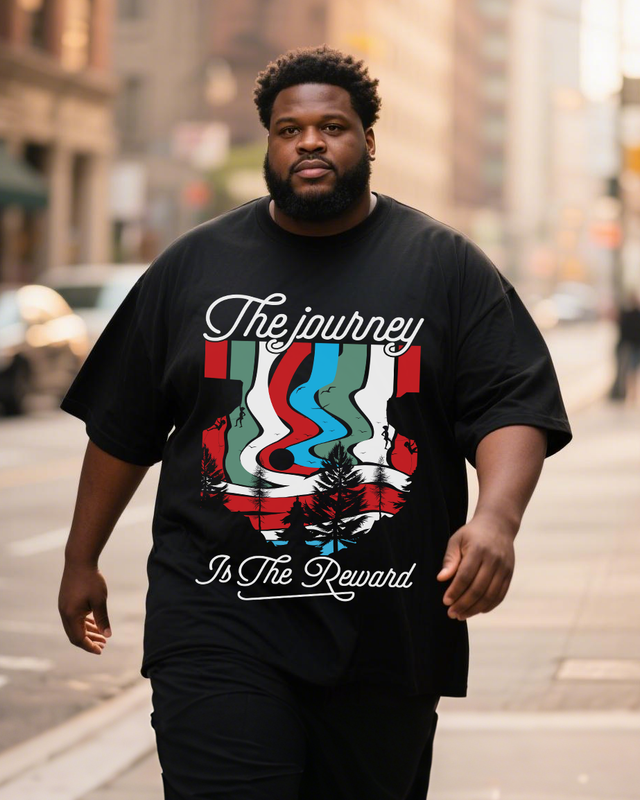 Men's Plus Size Short Sleeve T-Shirt