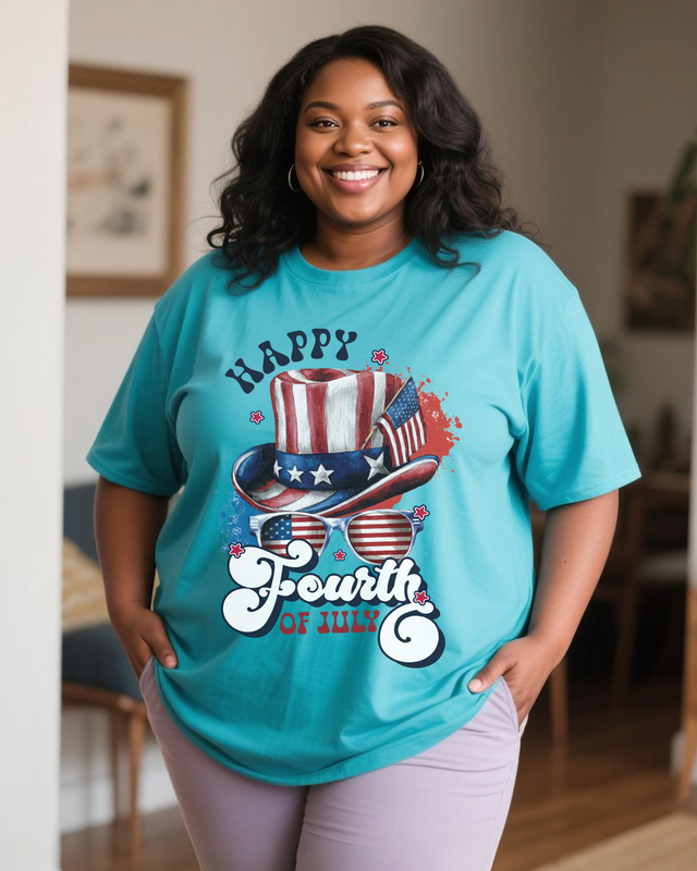 The Fourth of July Women's Plus Size T-shirts