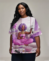 black girl Women's Plus Size T-shirts