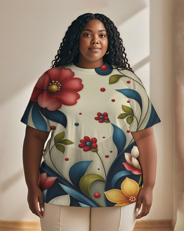 African elements Women's Plus Size T-shirts