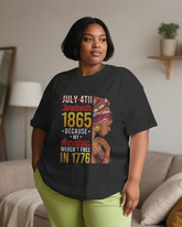 black girl Women's Plus Size T-shirts