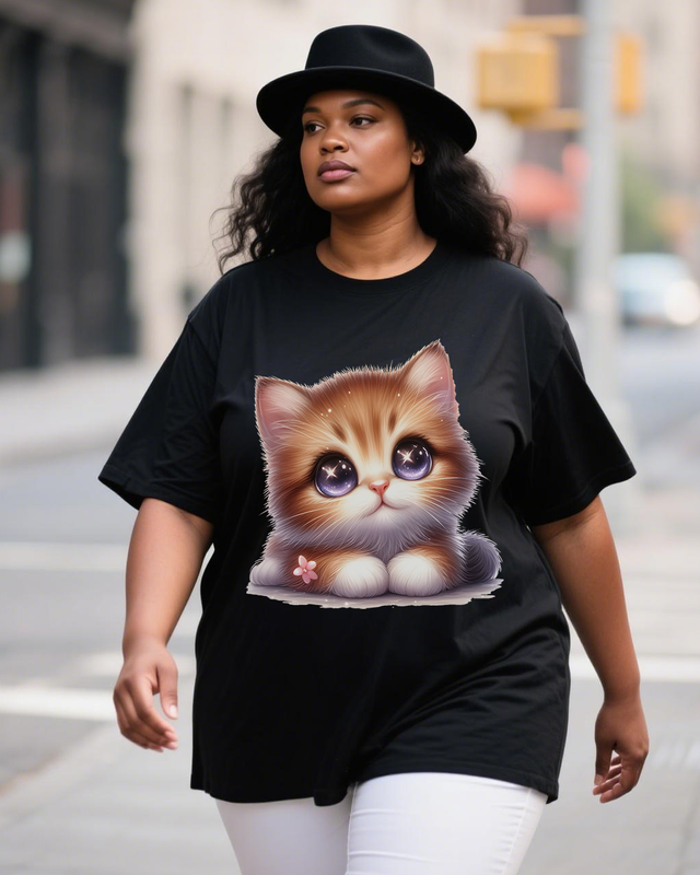 Adorable pets Women's Plus Size T-shirts