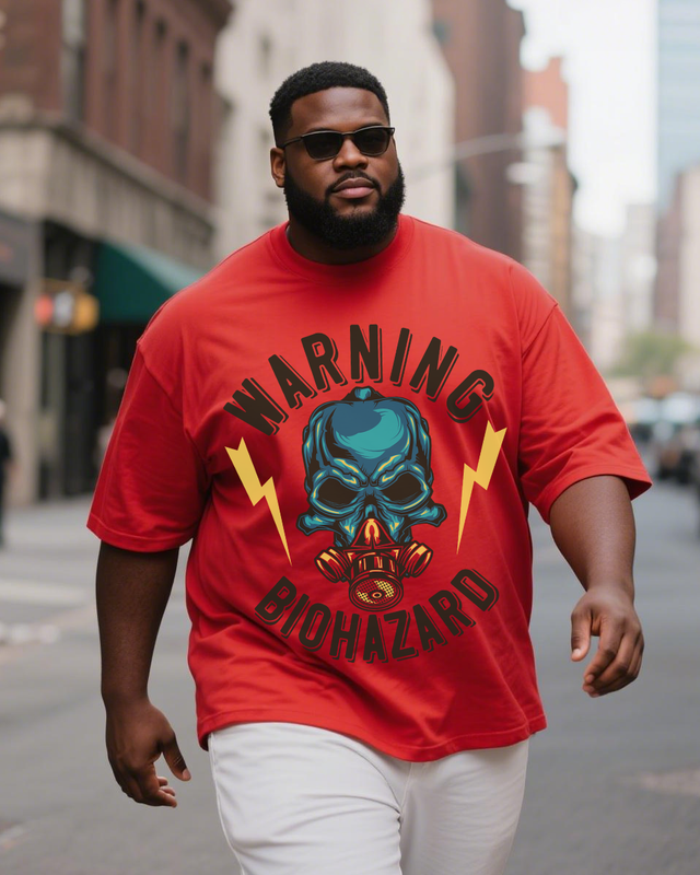 Firefighter Men's Plus Size Short Sleeve T-Shirt
