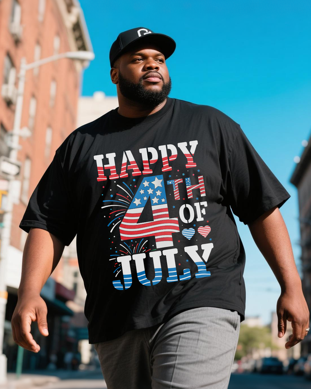 The Fourth of July Plus Size Short Sleeve T-Shirt
