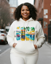 Women's Plus Size  Long Sleeve Hoodie