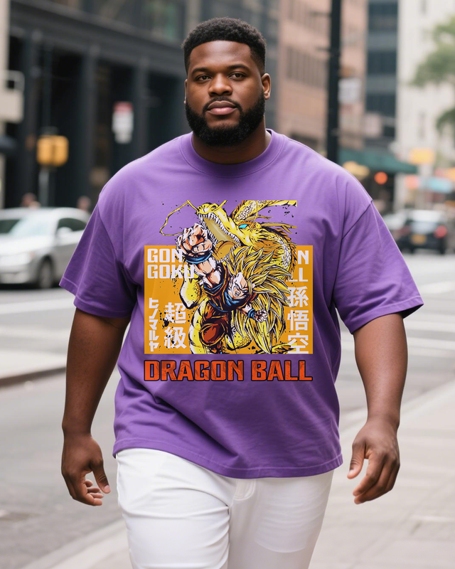 Dragon Ball Plus Size Short Sleeve T-Shirt