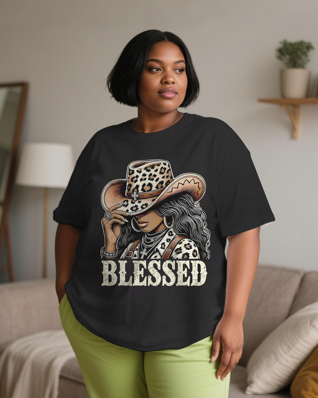 black girl Women's Plus Size T-shirts